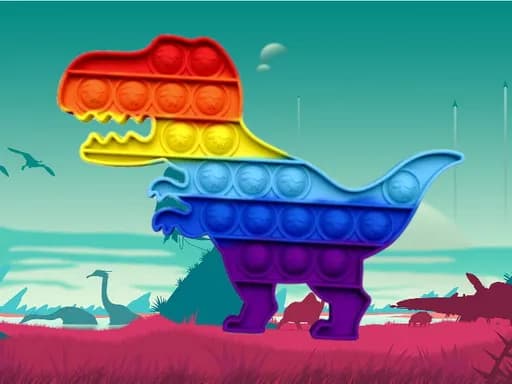 Dinozor Pop It Yapboz