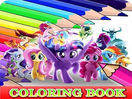 My Little Pony İçin Boyama Kitabı