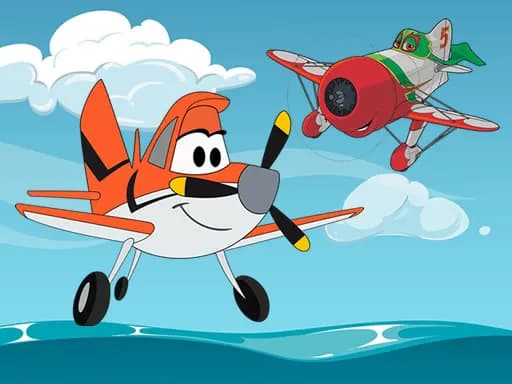Disney Uçakları Boyama Kitabı