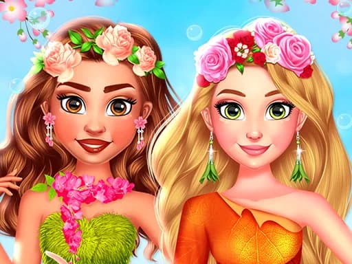 BFF'ler Çiçeklerden İlham Alan Moda