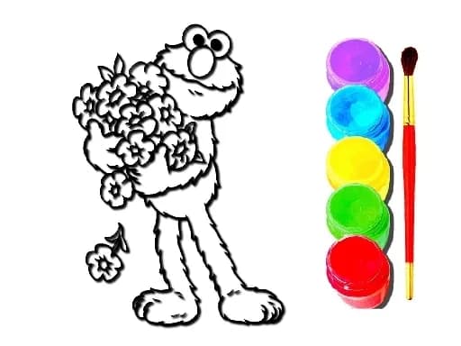 Elmo Boyama Kitabı