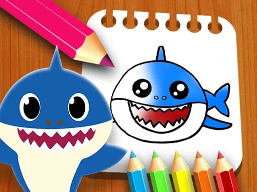Baby Shark Boyama Kitabı