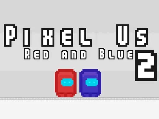 Pixel Us Kırmızı ve Mavi 2