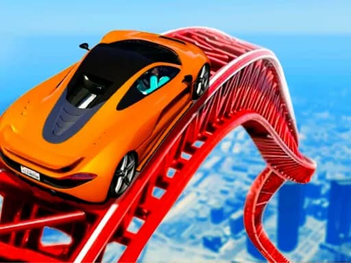 Araba GT Yarış Stuntları - İmkansız Parkurlar 3D