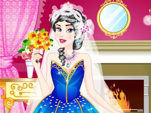 Uyuyan Prenses Düğün Elbisesi Giydir