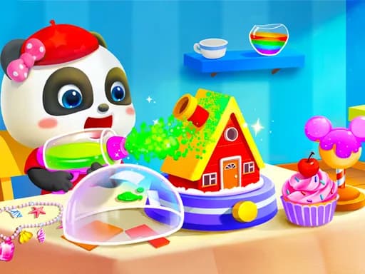 Bebek Panda Çocuk El Sanatları DIY