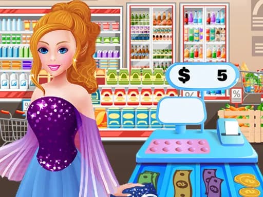 Süpermarket Alışveriş Kızlar Oyunu