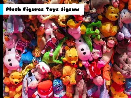 Peluş Figürler Oyuncakları Yapboz