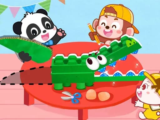 Bebek Panda Hayvan Bulmacası