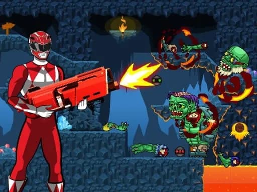 Idle Power Rangers Zombies'leri Öldürüyor