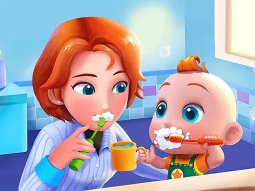 Çocuklar için Bebek Bakım Oyunu