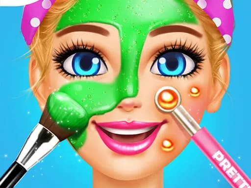 Spa Günü Makyaj Sanatçısı: Makyaj Salonu Kız Oyunları
