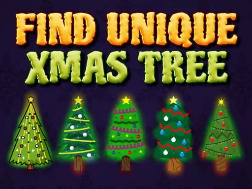 Benzersiz Noel Ağacını Bul