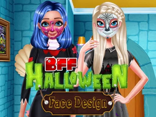 BFF Cadılar Bayramı Yüz Tasarımı