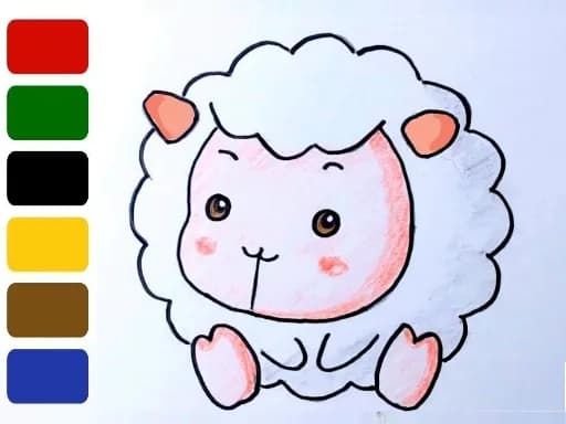 Bebek Koyun Boyama Kitabı