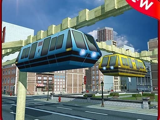 Sky Train Driving 2022 : Tren 3D Oyun Simülatörü